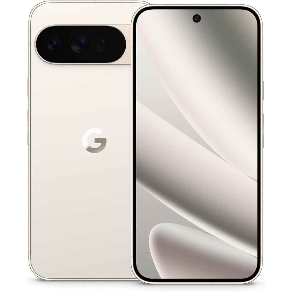 Google Pixel 10 Pro XL - Unlocked Android Smartphone with Gemini, Your AI Assistant, Triple Rear Camera System, Fast-Charging 24+ Hour Battery, and 6.8" Super Actua Display - Porcelain - 256 GB