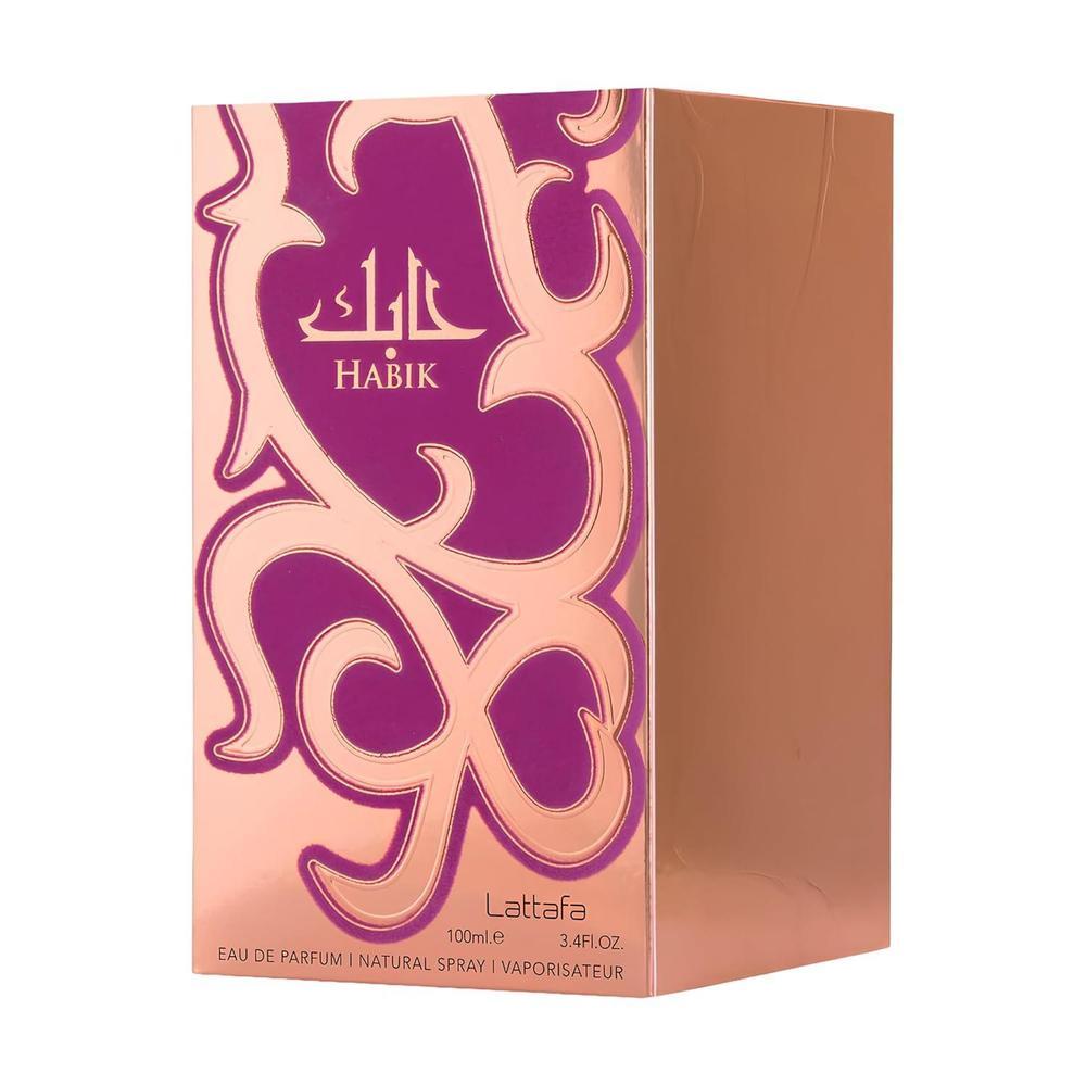 Lattafa Habik – Perfume Floral, Afrutado, y Almizclado para Mujeres, Fragancia de Larga Duración en Aerosol