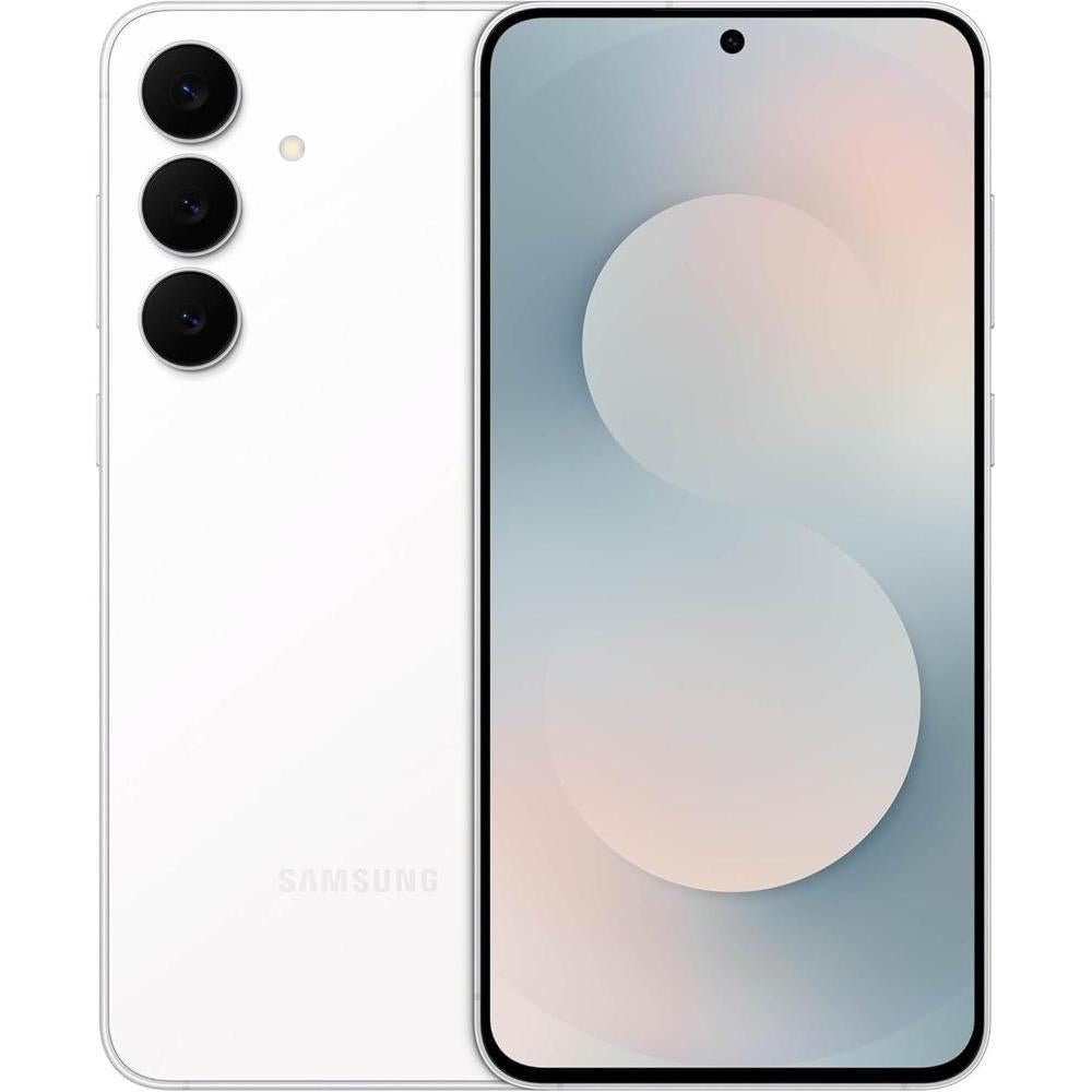SAMSUNG Galaxy S25 FE Cell Phone (2025), 256GB AI Smartphone, Unlocked Android, Large Display, 4900mAh Battery, High Res-Camera, AI Photo Edits, Durable, US 1 Yr Warranty, White