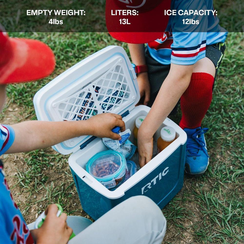 RTIC Hielera personal de viaje compacta y portátil, ideal para alimentos y bebidas en playa, camping, picnic y pesca