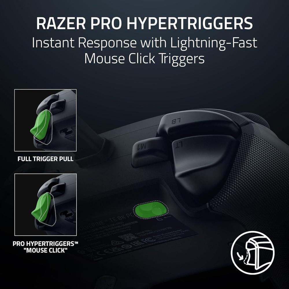 Razer Wolverine V3 Tournament Edition Gaming Controller con TMR Thumbsticks intercambiables y diseño ergonómico de 6 botones