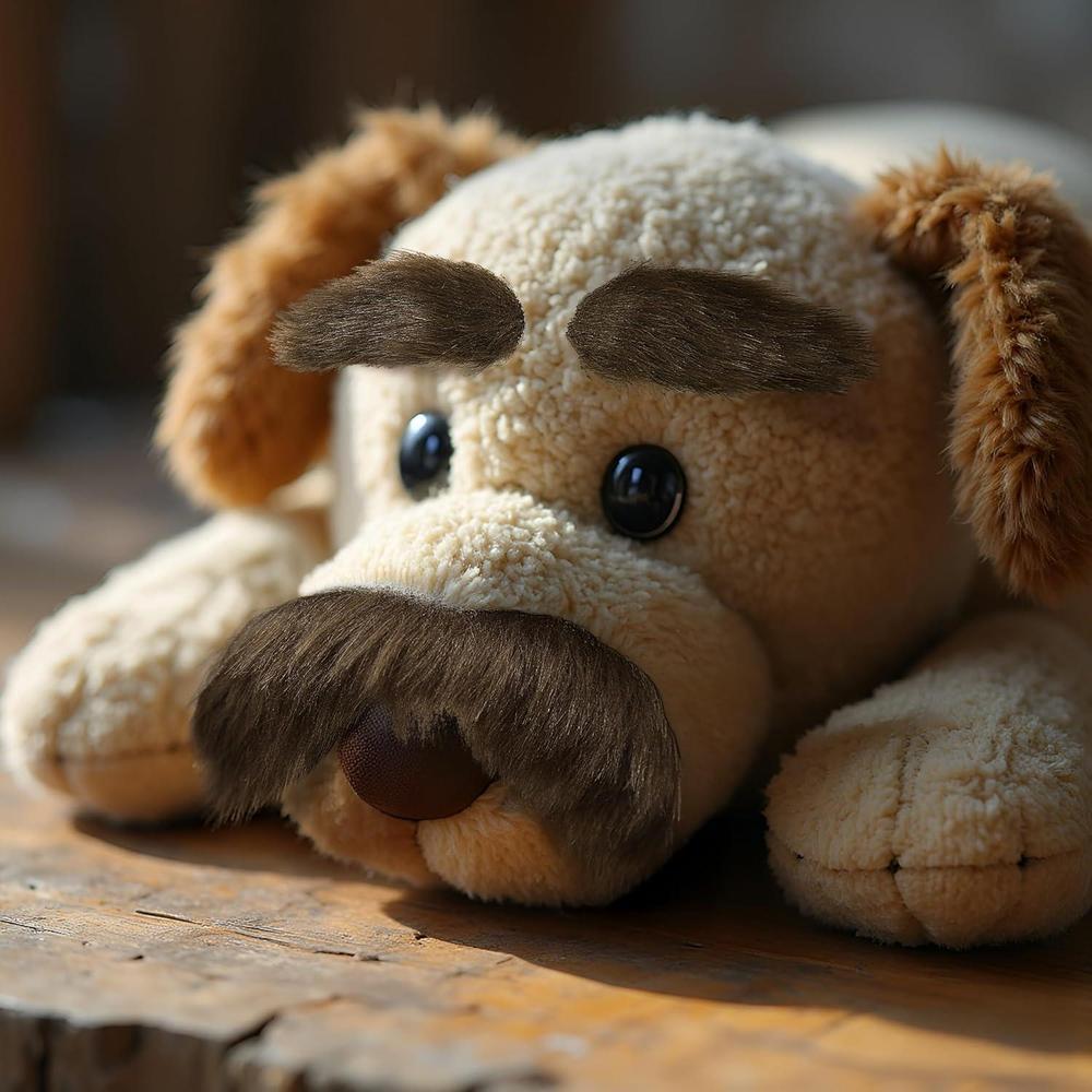 HOMELEX Set de Bigote y Cejas Falsas Autoadhesivas para Halloween y Fiestas