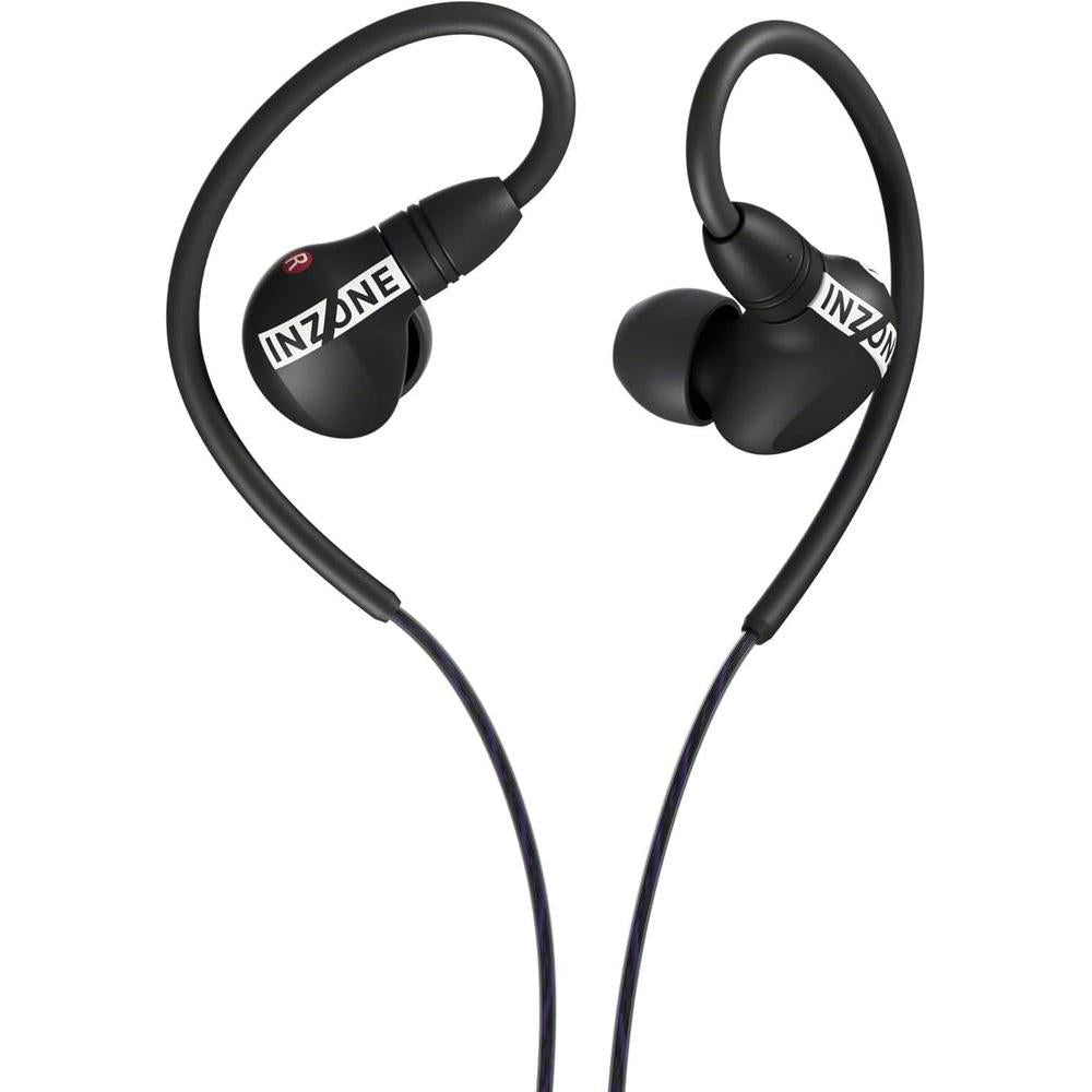Sony INZONE E9 Wired in-Ear Monitor for Gaming, Tuned for FPS Games, Sound Isolating Earbuds, Comfortable Fit, Low Profile Design, 360 Spatial Sound, Case Included, Developed with Fnatic, Black