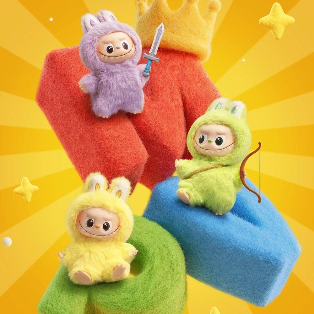 POP MART The Monster Series - Caja ciega con colgante de felpa, juguetes Labubu, regalos para niñas y niños, caja individual