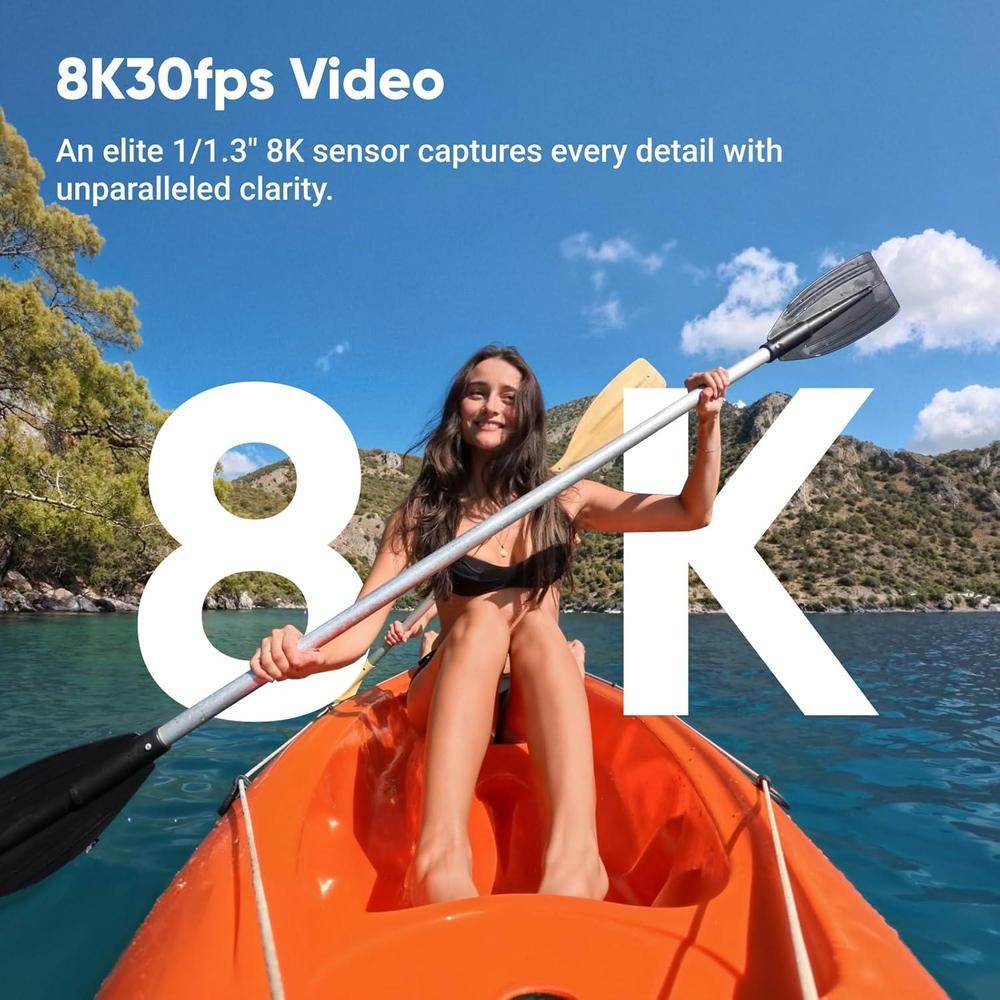 Insta360 Ace Pro 2 con lentes Leica, capturas 8K, dual AI, excelente en condiciones de baja luz y audio superior con reducción de ruido de viento