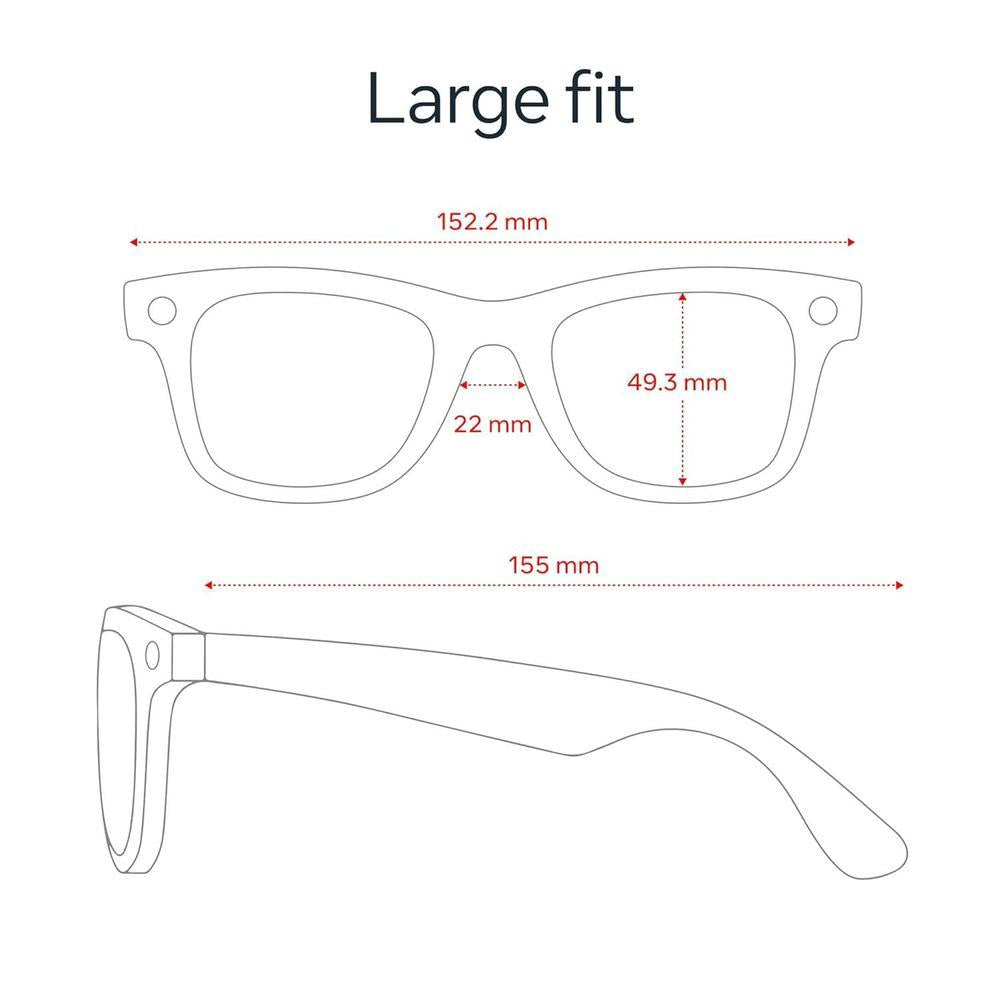 Ray-Ban Meta Wayfarer Grande Gafas Inteligentes