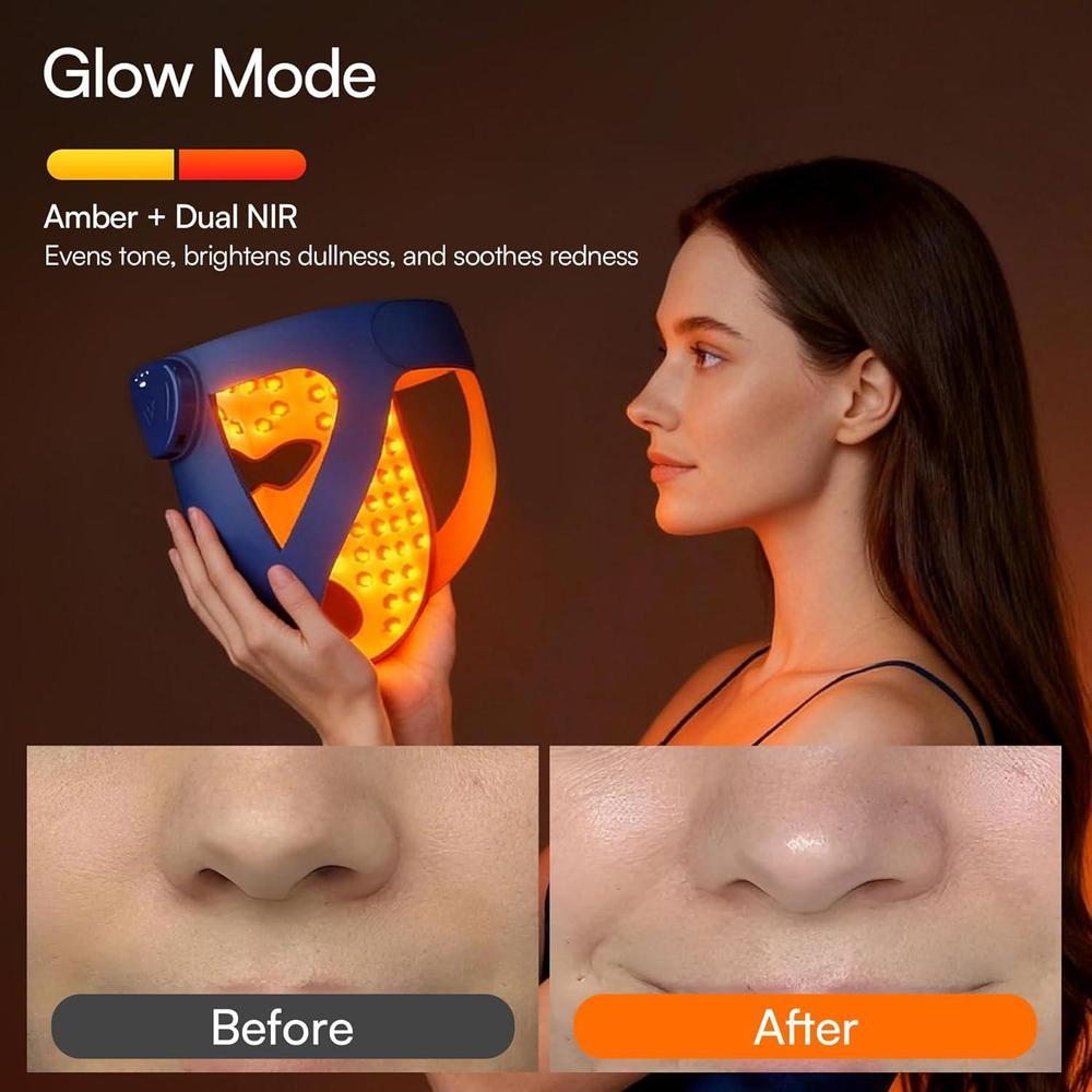 INIA Glow Máscara LED Inalámbrica 4D - 320 LEDs, 4 Modos