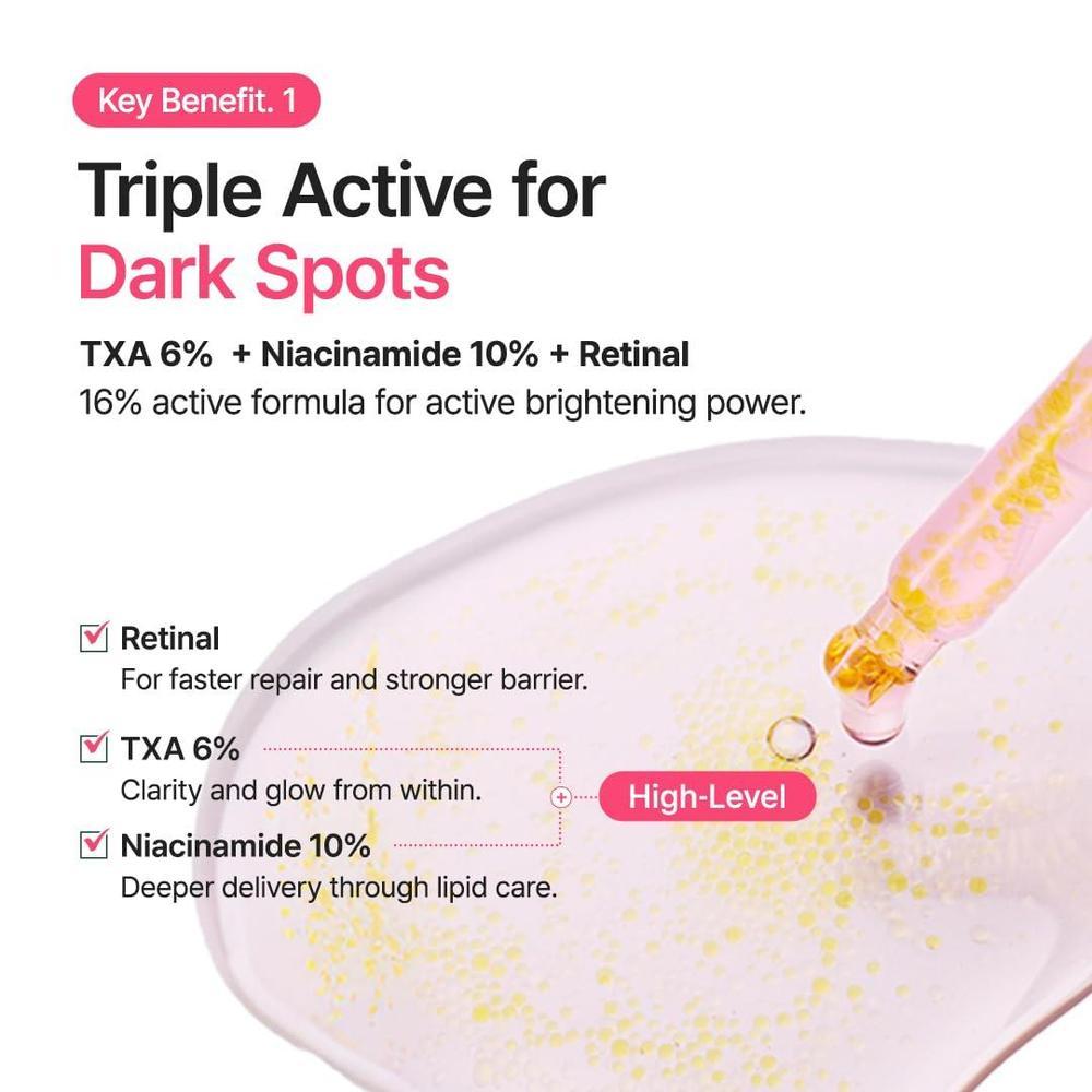 Purito Serum Facial TxA 6% Niacinamida 10% Retinal 30ml