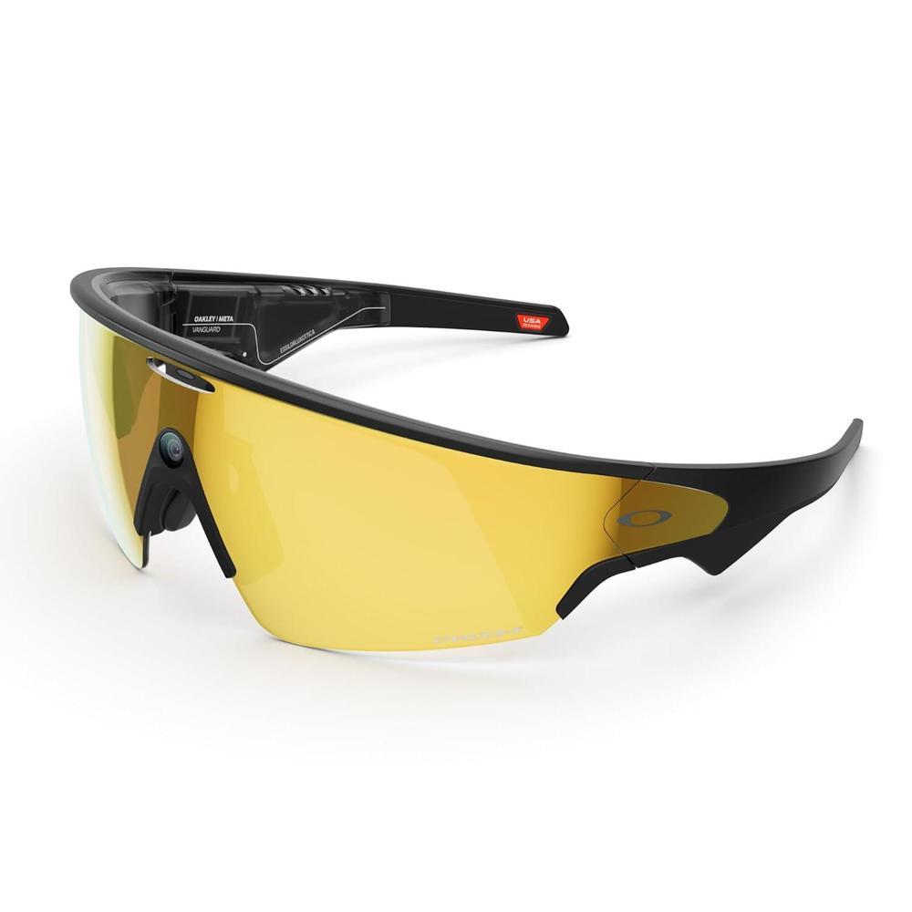 Oakley | Meta Vanguard with Meta AI, Audio, Photo, Video Compatibility - Black, Prizm™ 24K