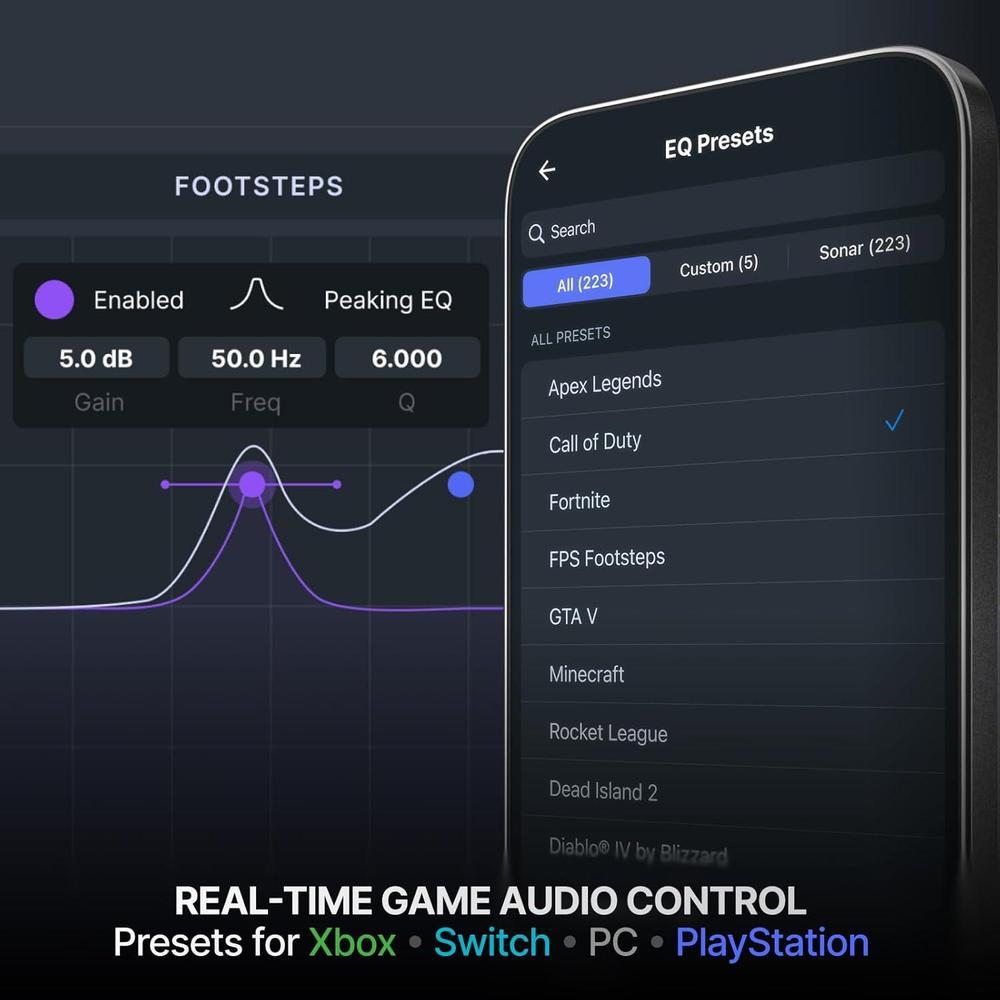 SteelSeries Arctis Nova 7X auriculares gaming inalámbricos con control app, 50 HR, drivers neodimio, mix 2.4GHz/Bluetooth, multi-plataforma, negro