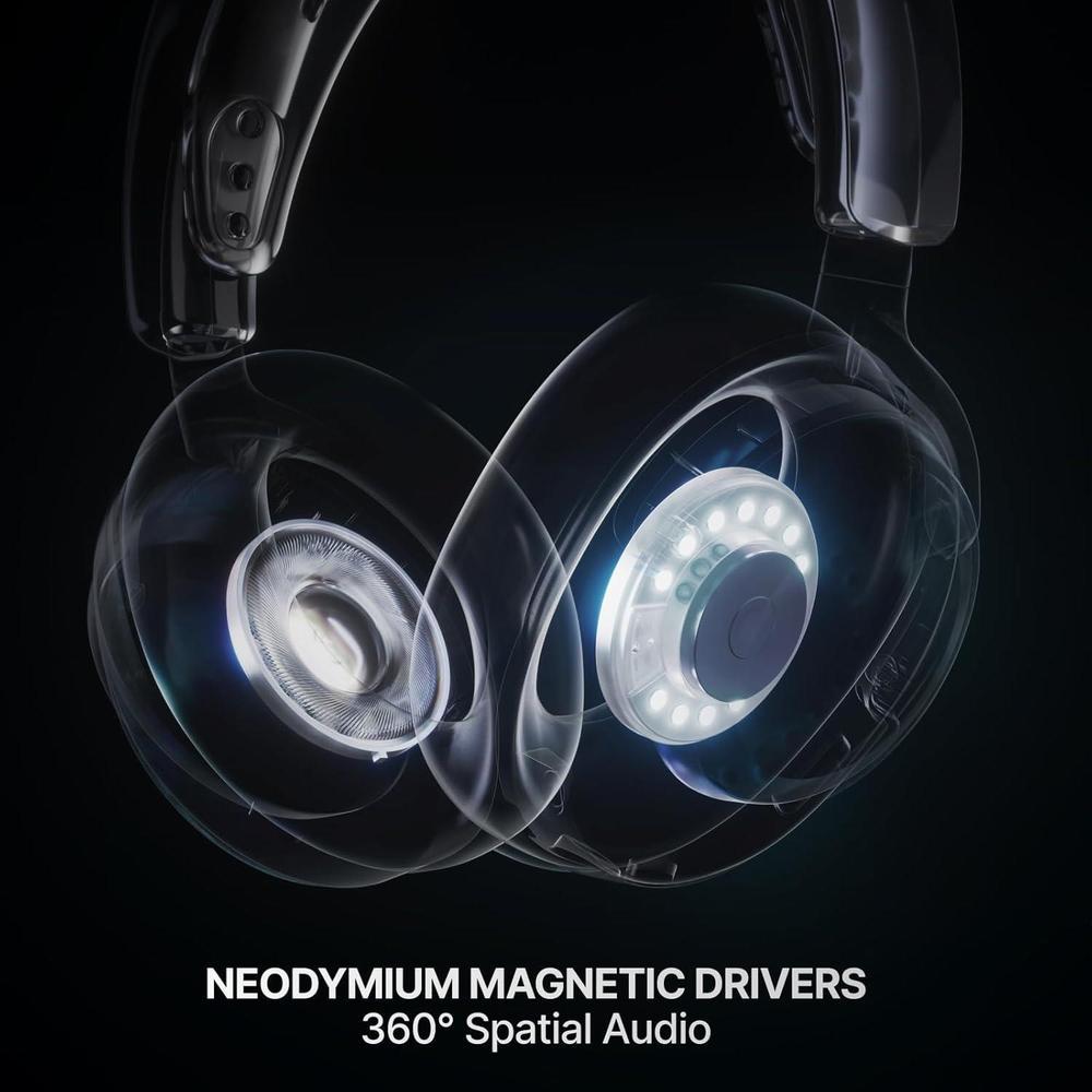 Auriculares Inalámbricos Gaming SteelSeries Arctis Nova 7X Gen 2, Control de Audio en Tiempo Real, Batería 50+ Hrs, Magenta