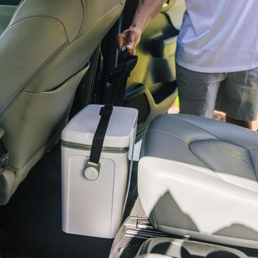 Enfriador portátil RTIC de 16 qt para exteriores, con correa y asa, ideal para playa, picnic, camping y viajes