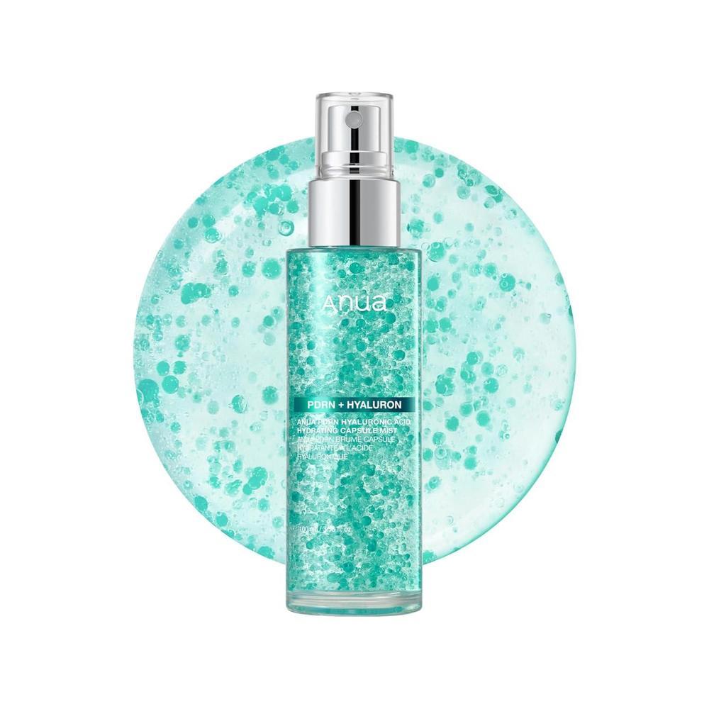 Anua PDRN - Spray de suero facial con brillo de colágeno, spray de textura revitalizante, fácil y rápido para piel de vidrio, abundancia temprana e hidratación, reafirmante para rejuvenecer la piel