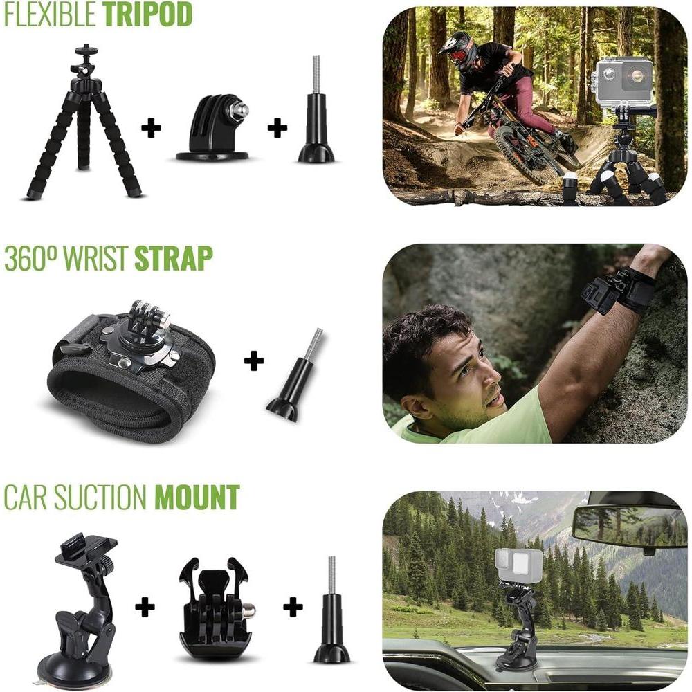 GoPro LIT Hero 4K Cámara de Acción Compacta, Luz LED Integrada, Estabilización HyperSmooth, Ideal para Vlogging y Aventuras