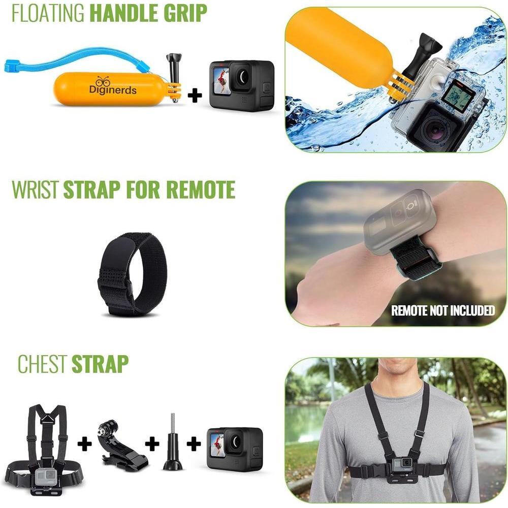 GoPro LIT Hero 4K Cámara de Acción Compacta, Luz LED Integrada, Estabilización HyperSmooth, Ideal para Vlogging y Aventuras