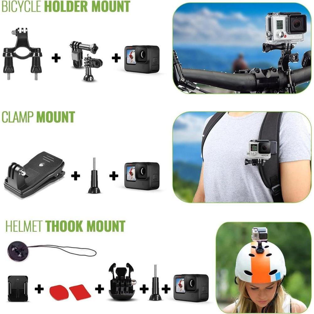 GoPro LIT Hero 4K Cámara de Acción Compacta, Luz LED Integrada, Estabilización HyperSmooth, Ideal para Vlogging y Aventuras