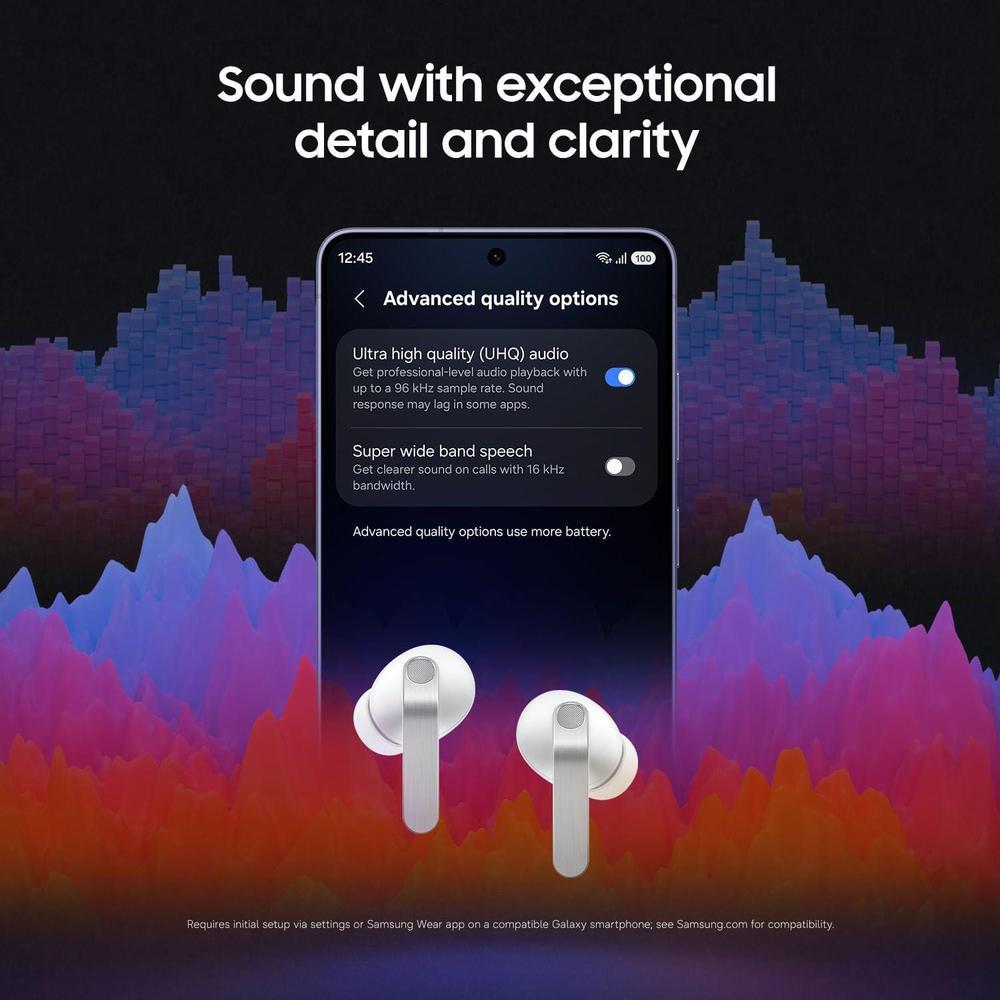 Samsung Galaxy Buds 4 Pro AI True Auriculares Bluetooth Inalámbricos, Altavoces 2 Vías, ANC 2.0, Comodidad Optimizada, Negro
