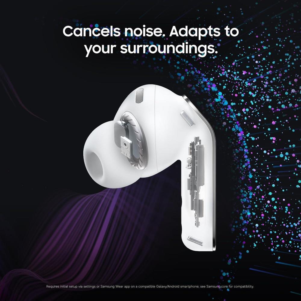 Samsung Galaxy Buds 4 Pro AI True Auriculares Bluetooth Inalámbricos, Altavoces 2 Vías, ANC 2.0, Comodidad Optimizada, Negro