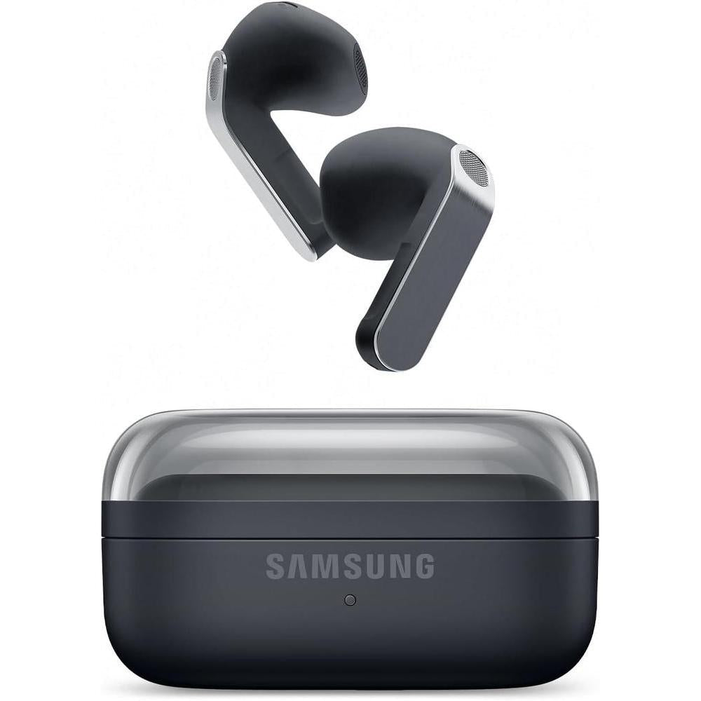 Samsung Galaxy Buds 4 (2026) AI True Wireless Bluetooth Earbuds, Noise Cancelling, Hi-Res Audio, 1-Way Speaker, New Fit, IP54, Live Translation, Black [US Version, 2 Yr Warranty]