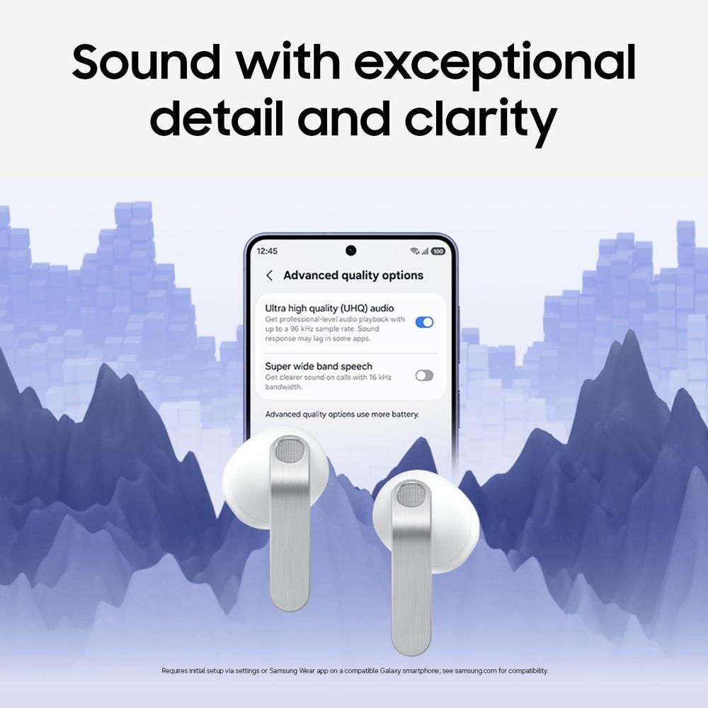 Samsung Galaxy Buds 4 Auriculares Bluetooth Inalámbricos Con Cancelación De Ruido Y Audio De Alta Resolución Blanco