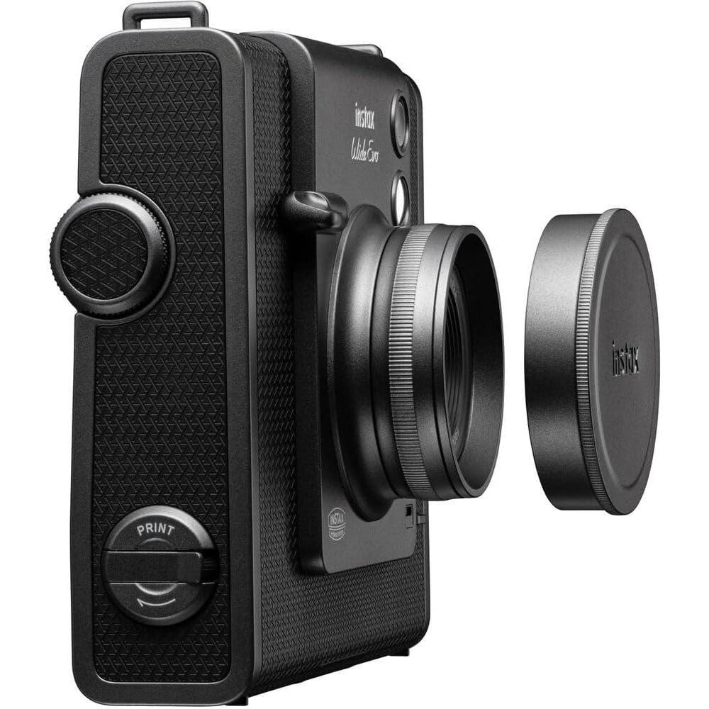 Fujifilm Instax Wide Evo Hybrid Instant Camera Bundle con funda, tarjeta de 32GB y más accesorios