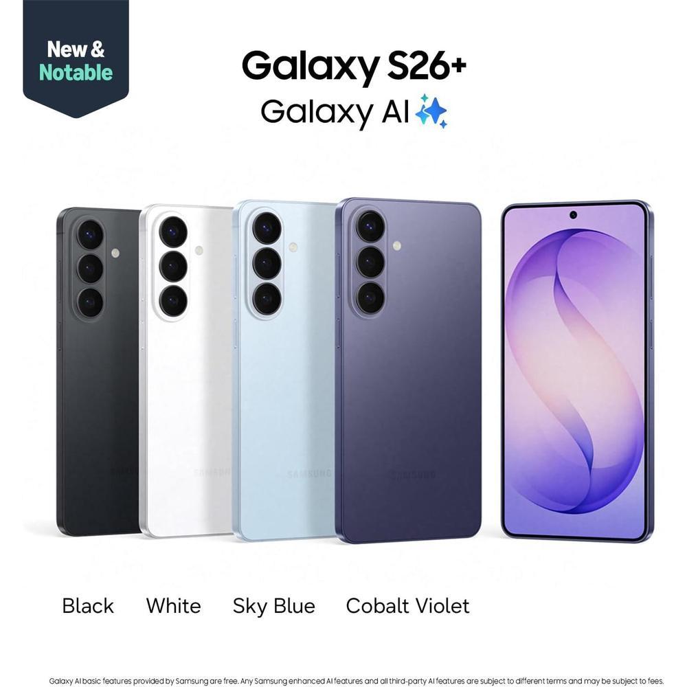 Samsung Galaxy S26+ Android Desbloqueado 512GB Azul Cielo