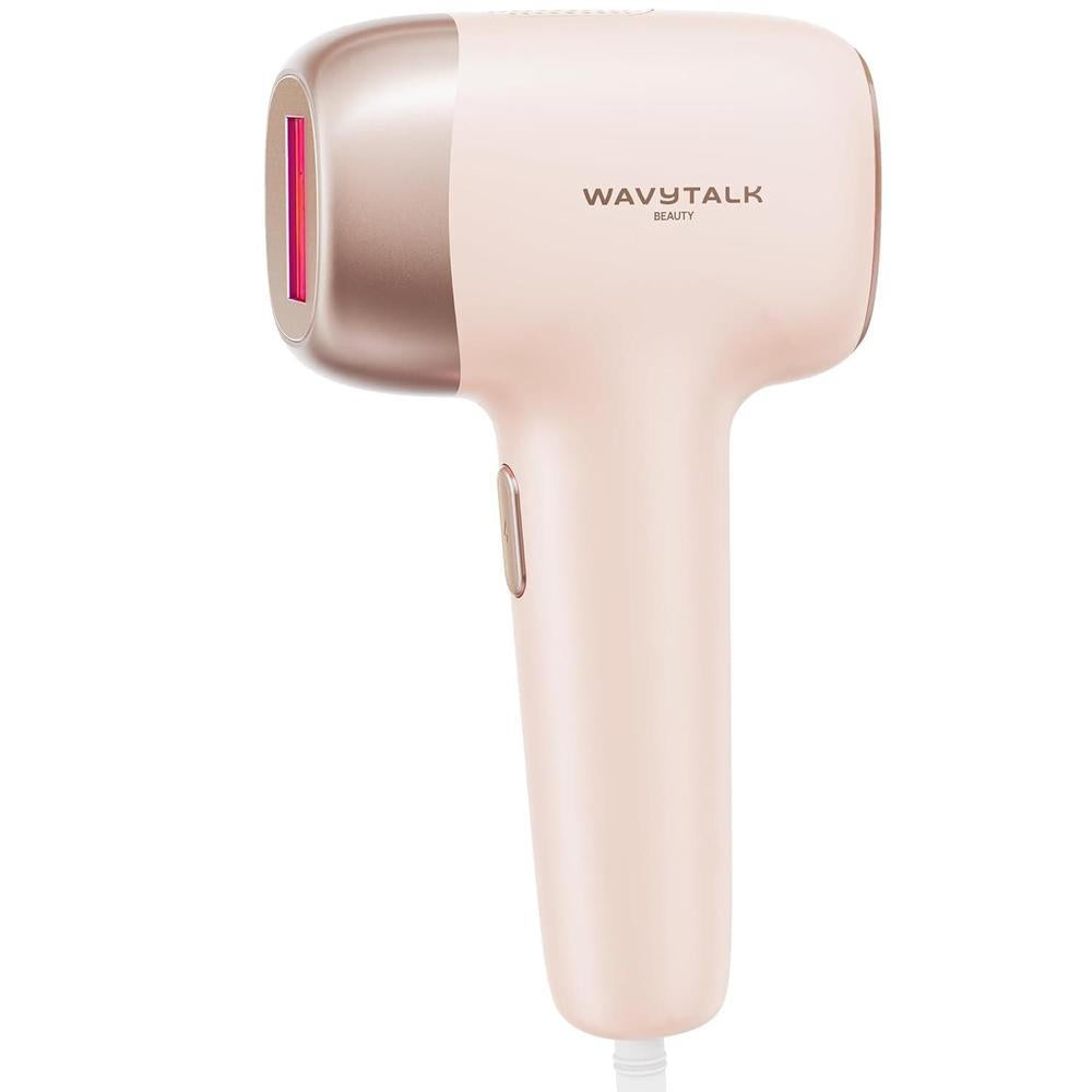 Wavytalk Dispositivo de depilación IPL, Bare It para bikini de cara y cuerpo, resultado duradero y sin dolor, cuerpo completo en 12 minutos con doble pulso de 24J y enfriamiento de hielo, uso en casa