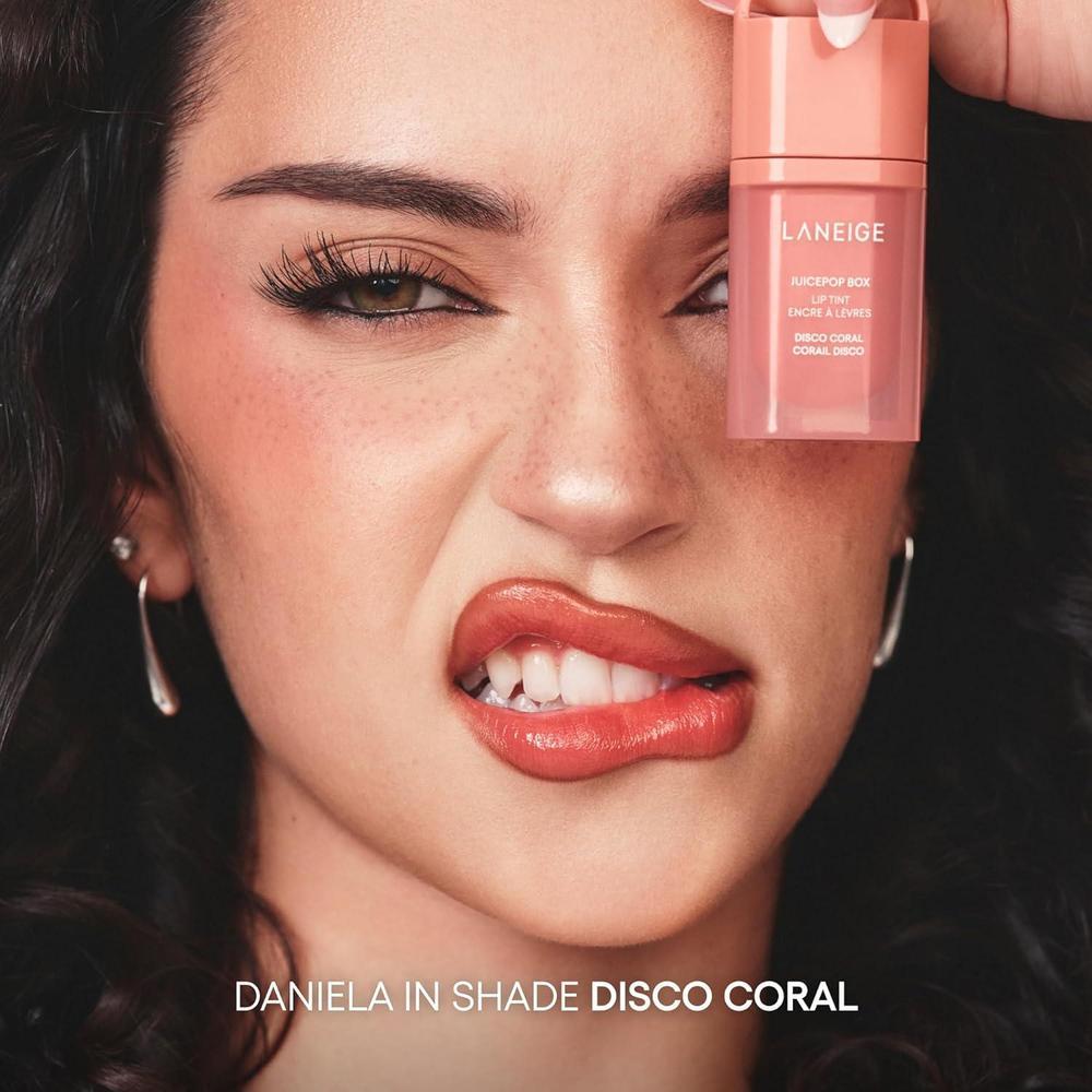 LANEIGE Tinte labial JuicePop: tinte ligero hidratante con color jugoso edificable y brillo nutritivo por 12 horas
