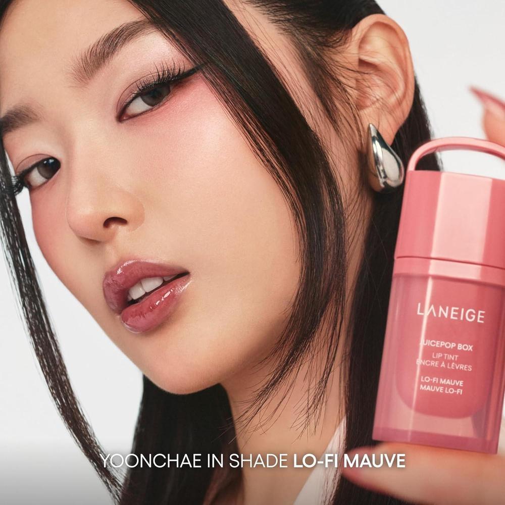 LANEIGE Tinte labial JuicePop, hidratante 12 horas, color jugoso edificable y brillo nutritivo, esencial de K‑Beauty
