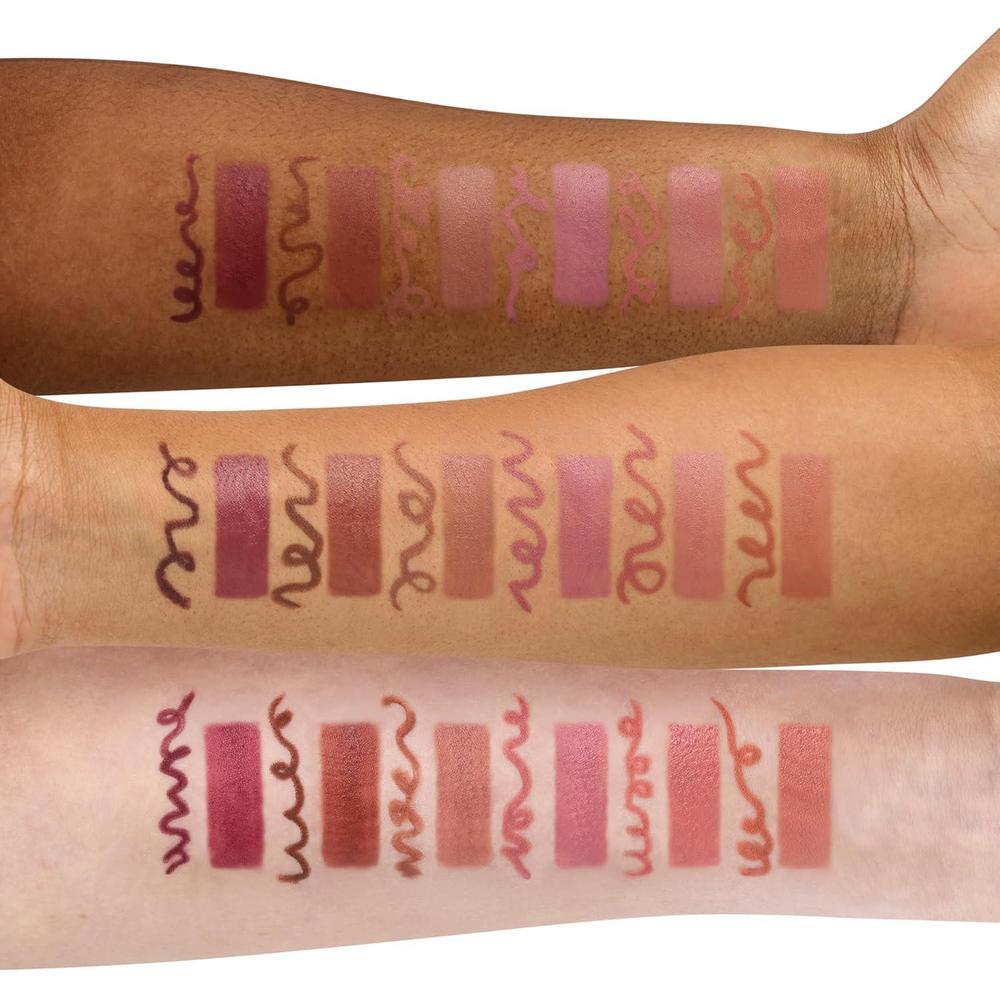 Fwee Lip Liner Dual Color De Larga Duración, Acabado Satinado Y Mate Púrpura 1.2g