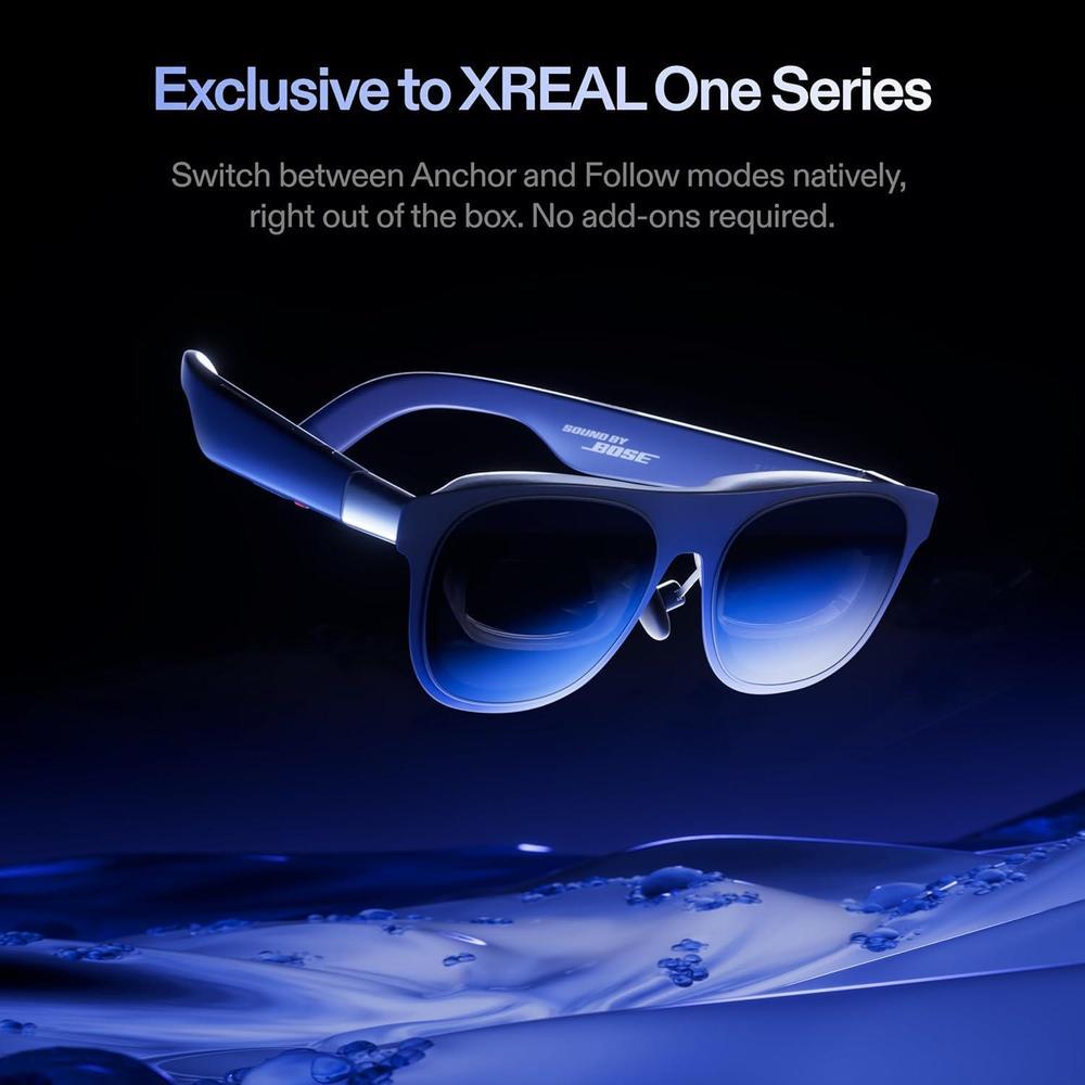 XREAL 1S AR Glasses, pantalla virtual, 3DoF nativo, modo 3D, chip X1 compatible con dispositivos USB-C DP y Switch 2