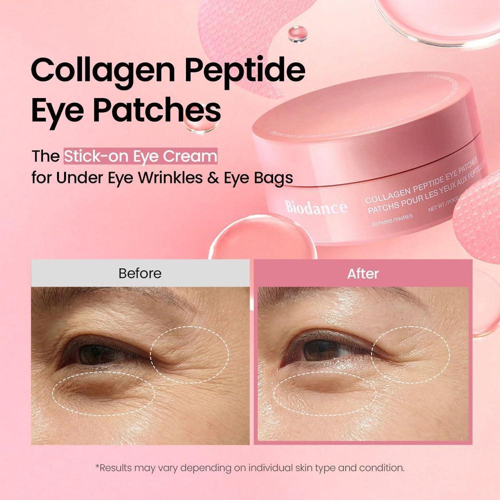 Parches De Péptido De Colágeno Biodance Para Reducir Arrugas Y Líneas Finas En Ojos