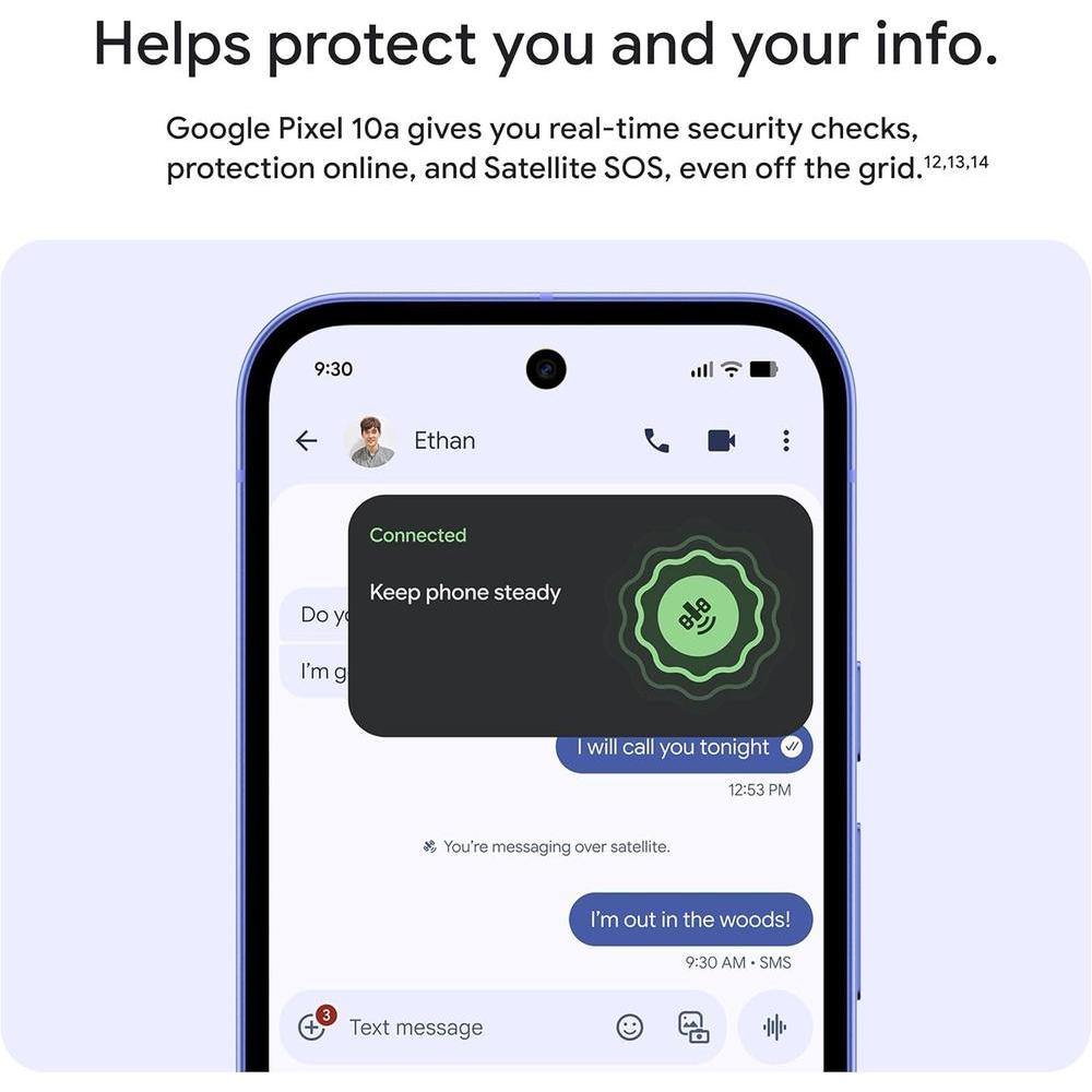 Google Pixel 10a - Smartphone Android desbloqueado con batería de larga duración, cámara potente y diseño duradero, color Lavender