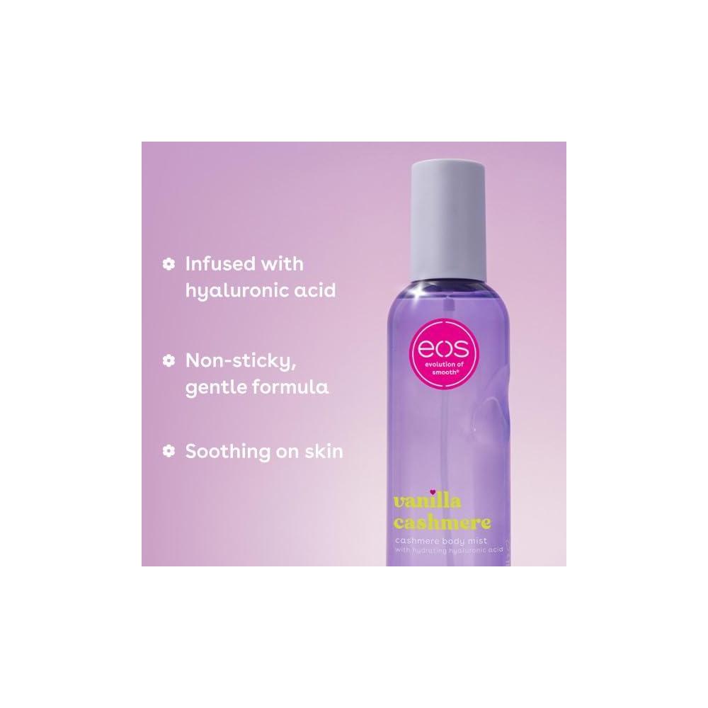 eos Essentials Bundle - Gel de baño, niebla corporal y loción con aroma a Vanilla Cashmere para cuidado personal