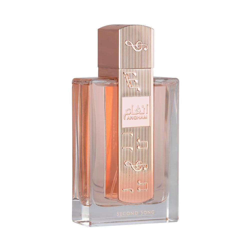 Lattafa Angham Second Song Eau de Parfum 3.4 fl oz – Fragancia de vainilla oriental unisex, aroma dulce y cremoso de larga duración