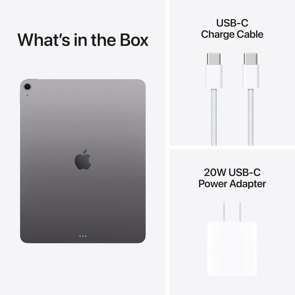 Apple iPad Air: Pantalla Retina Líquida, 256GB, Cámara de 12MP, Wi-Fi 7, Touch ID, Batería de larga duración