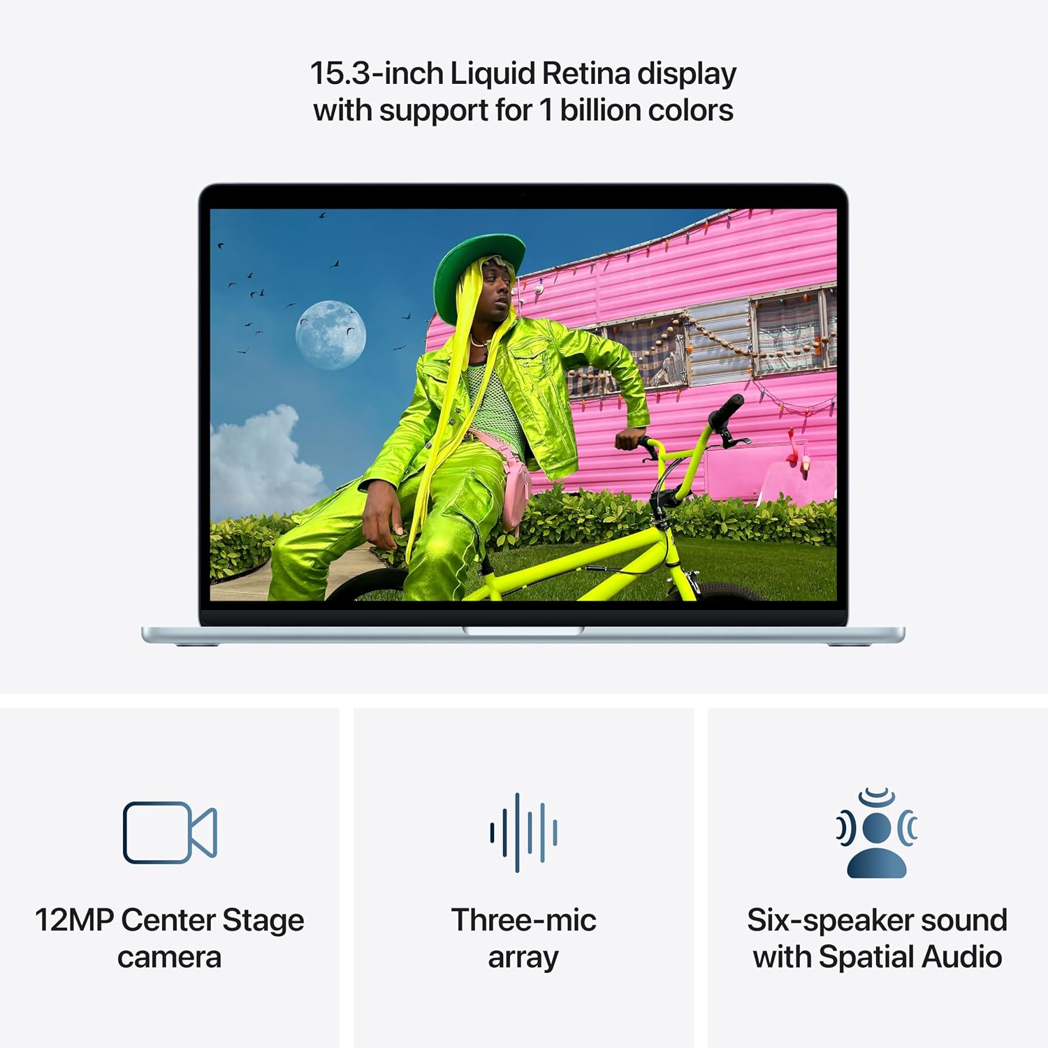 Apple MacBook Air M5 15" - Sky Blue