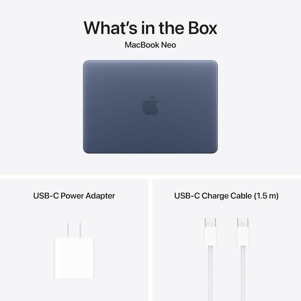 Apple Macbook Neo 2026 A18 Pro Liquid Retina 8GB Ram 256GB SSD Indigo